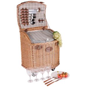 Picnic Basket 4 prs Les Jardins de la Comtesse