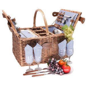 Picnic Basket 4 prs Les Jardins de la Comtesse