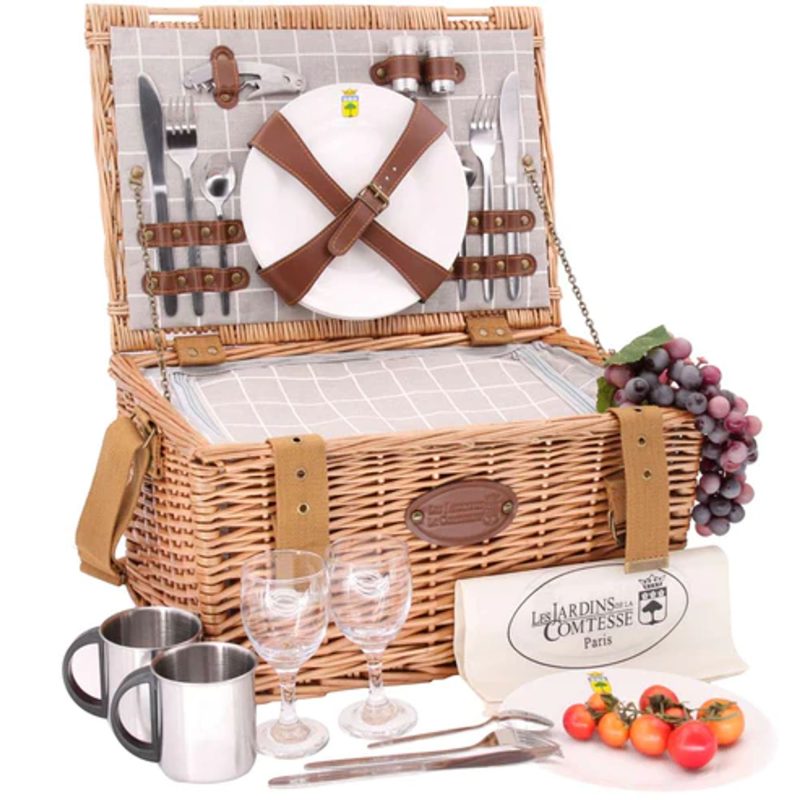პიკნიკის კალათა 2 პერსონაზეLes Jardins de la Comtesse