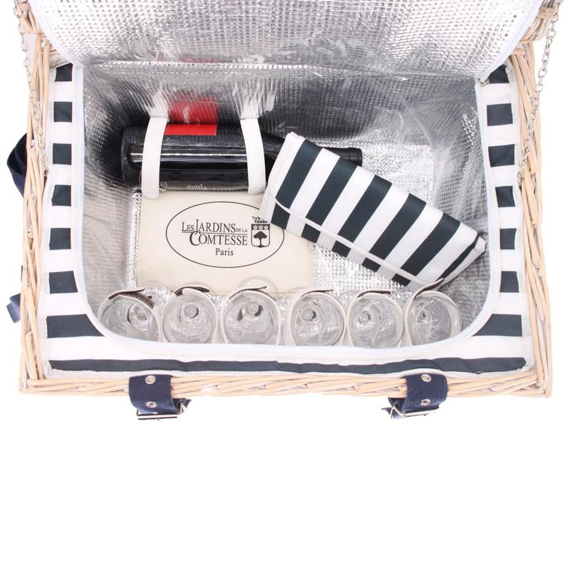 პიკნიკის კალათა 6 პერსონაზე Les Jardins de la Comtesse