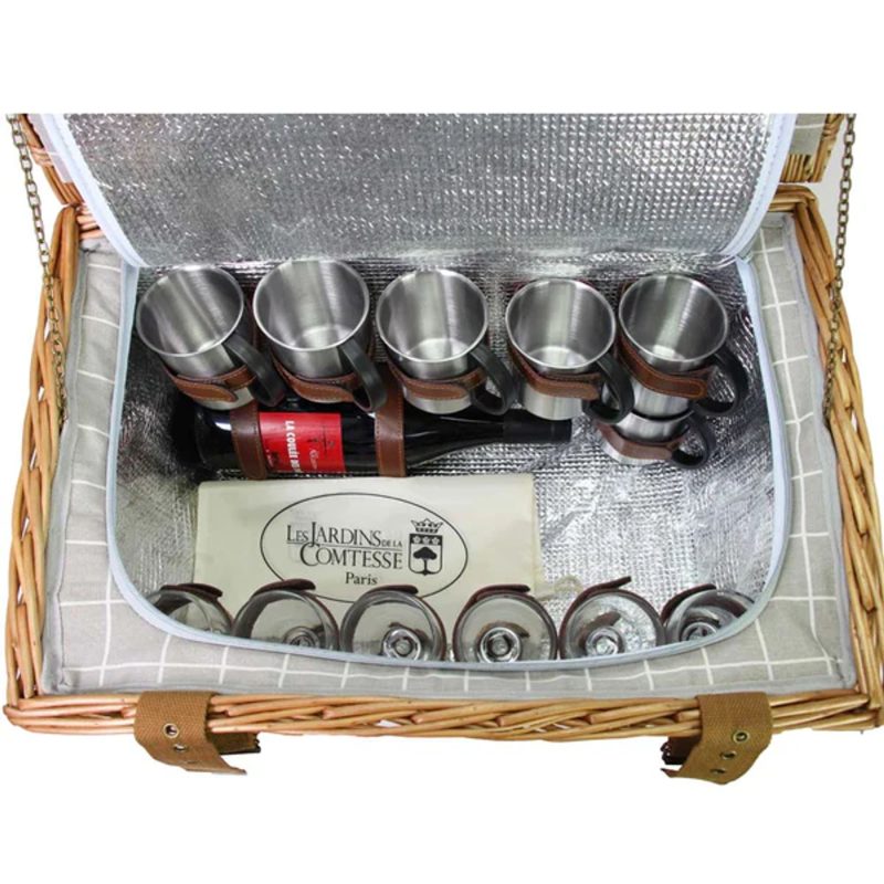 პიკნიკის კალათა 6 პერსონაზე Les Jardins de la Comtesse