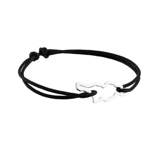 Georgia Map Initial Bracelet